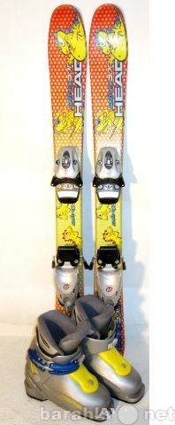 Продам: Детские горные лыжи Head 89cm + ботинки