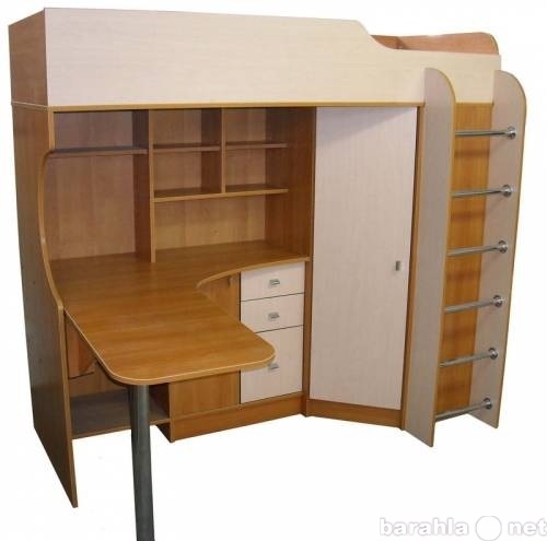 Продам: Кровать-чердак со столом и шкафом Каприз