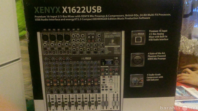 Продам: Микшерный пульт USB Behringer xenyx X162