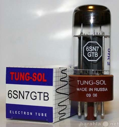 Продам: Радиолампа 6SN7GTB Tung-Sol
