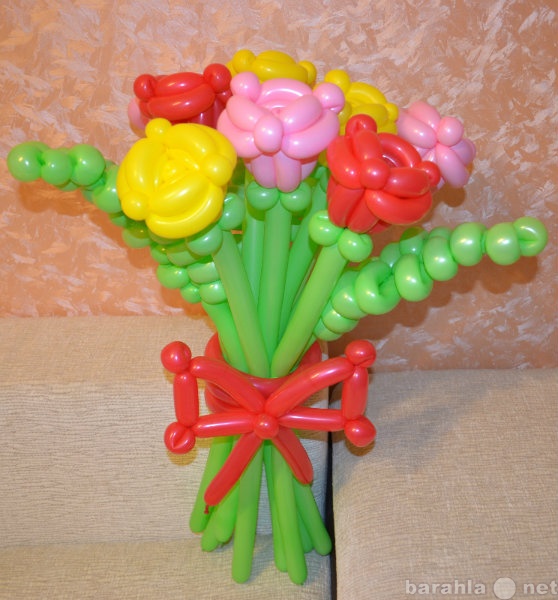 Продам: Цветы из воздушных шаров - букет роз