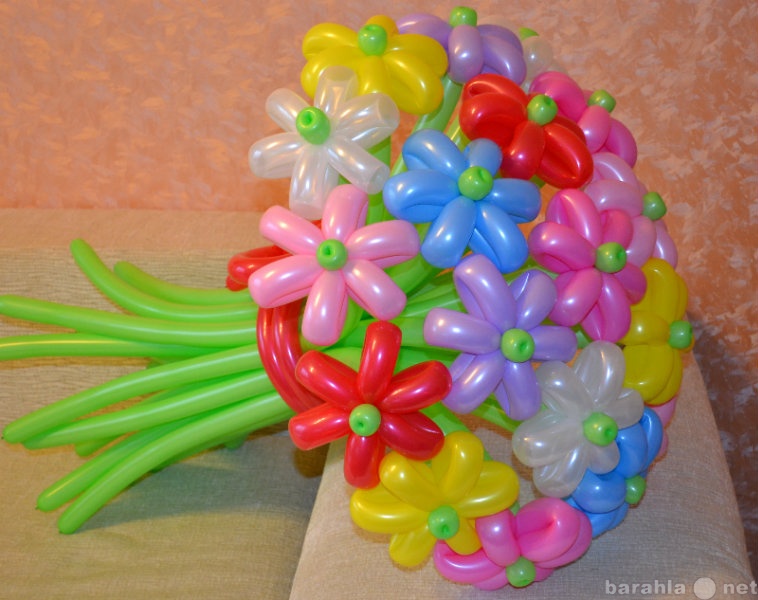 Продам: Цветы из воздушных шаров - букет ромашек