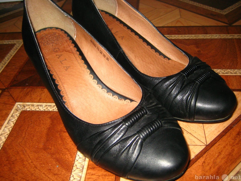 Предложение: Хорошие чёрные туфли, кож.зам