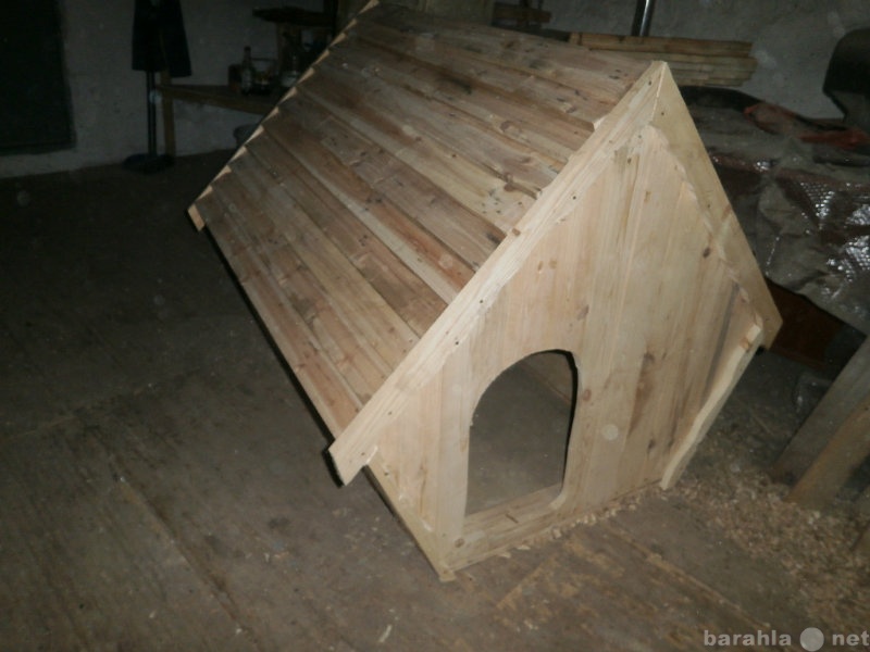 Продам: Собачья будка из дерева  (от3000 -6000)