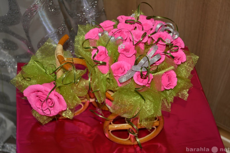 Продам: Велосипед с цветами из конфет!
