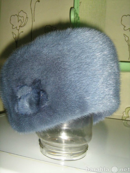 Продам: Зимняя шапка из голубой норки