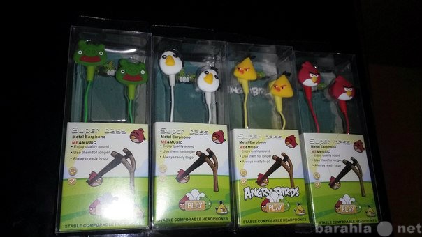 Продам: Наушники Angry Birds