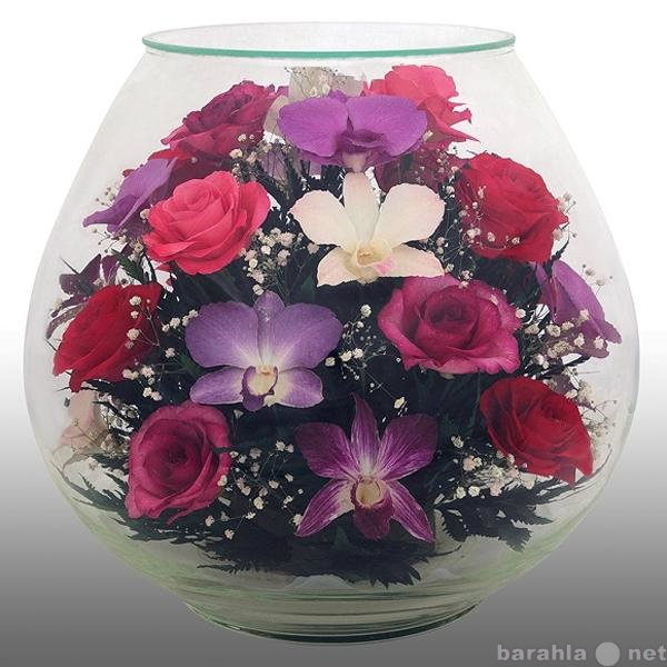 Продам: Цветы в стекле в вакууме