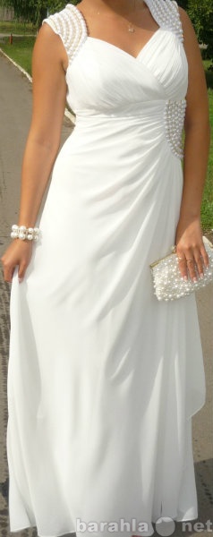 Продам: Белое платье в пол