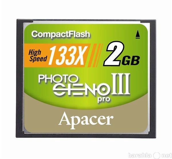 Продам: Compact Flash Apacer Card 2 Гб 133х III