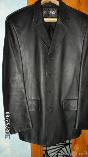 Продам: пиджак длинный кожаный