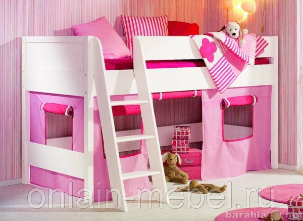 Продам: Кровать Детская. Модель N 75. Массив