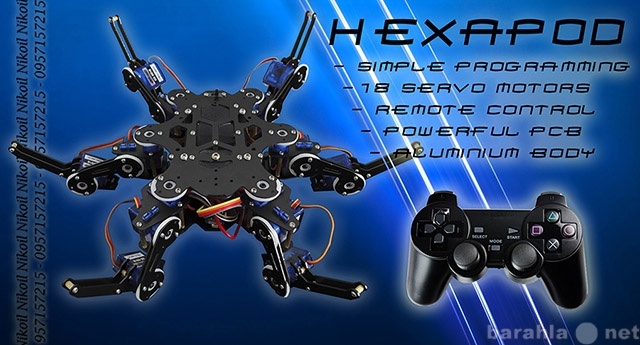 Продам: Hexapod robot kit - настоящий робот паук