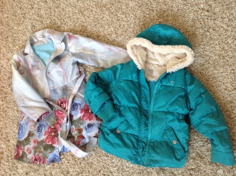 Продам: куртка и плащ для девочки