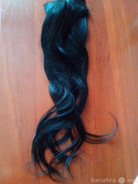 Продам: натуральные черные волосы на трессе