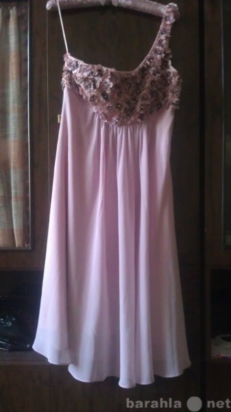 Продам: Дизайнерское нежно-розовое платье