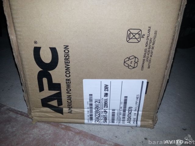 Продам: Новый APC Smart-UPS (ибп) SUA2200RMI2U