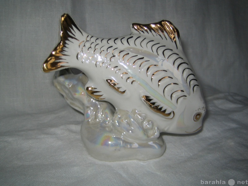 Продам: статуэтка рыба Карп Дулево 1964 г.