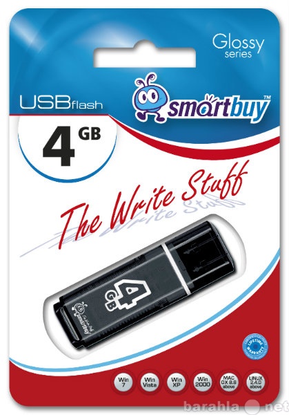 Продам: Флешка Smart Buy 4GB Glossy series Black