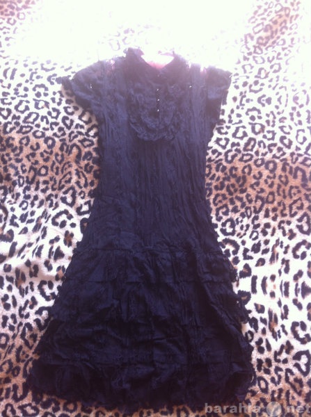 Продам: Чёрное гипюровое платье