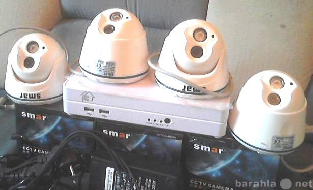 Продам: видеосистема 4 купольные камеры