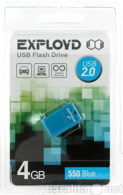 Продам: Флешка Exployd 4GB 550 mini Blue USB 2.0