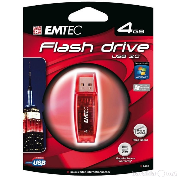 Продам: Флешка Emtec 4GB C400 Red USB 2.0