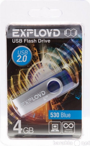 Продам: Флешка Exployd 4Gb 530 Blue USB 2.0