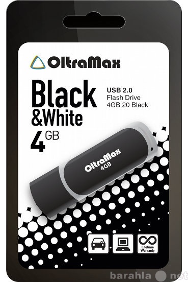 Продам: Флешка OltraMax 4GB Drive 20 Black USB 2