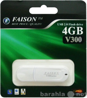 Продам: Флешка Faison 4Gb V300 white USB 2.0