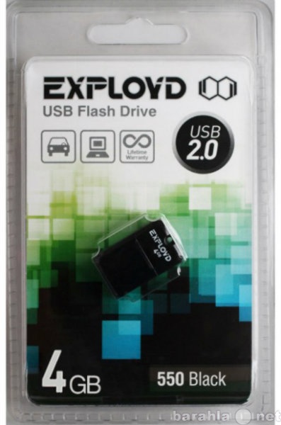 Продам: Флешка Exployd 4GB 550 mini Black USB 2.