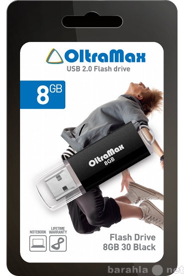 Продам: Флешка OltraMax 8GB 30 Black USB 2.0