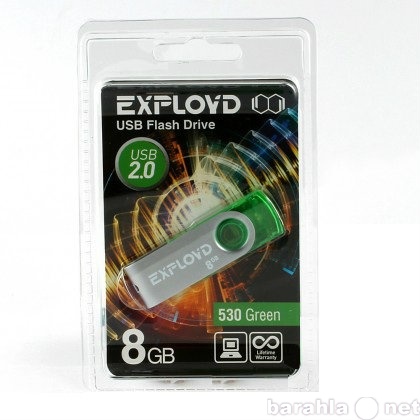 Продам: Флешка Exployd 8GB 530 Green USB 2.0