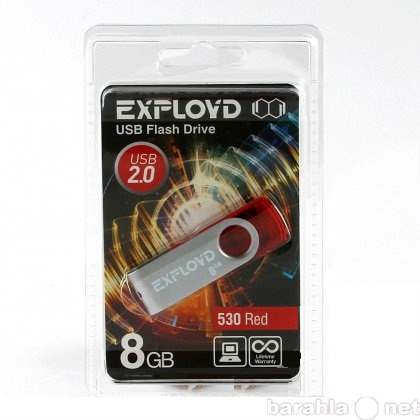 Продам: Флешка Exployd 8GB 530 Red USB 2.0