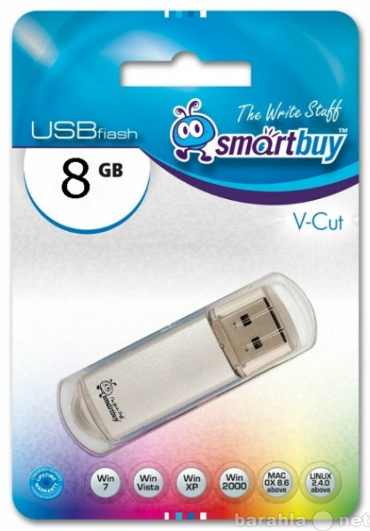 Продам: Флешка Smart Buy 8GB V-Cut Silver USB 2.