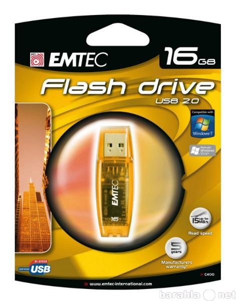 Продам: Флешка Emtec 16GB C400 Yellow USB 2.0
