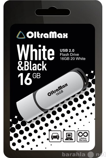 Продам: Флешка OltraMax 16GB Drive 20 White USB