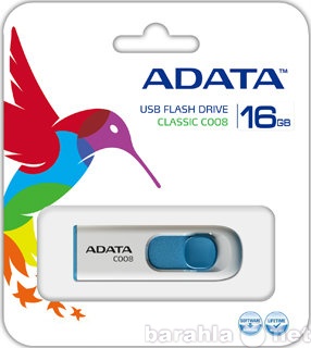 Продам: Флешка ADATA 16GB C008 white USB 2.0