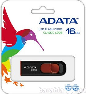 Продам: Флешка ADATA 16GB C008 black USB 2.0