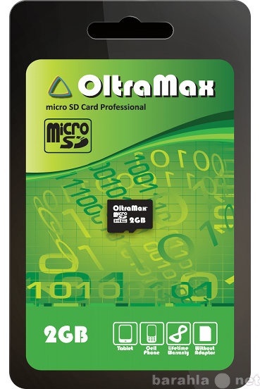 Продам: 2GB OltraMax MicroSDHC (без адаптера SD)