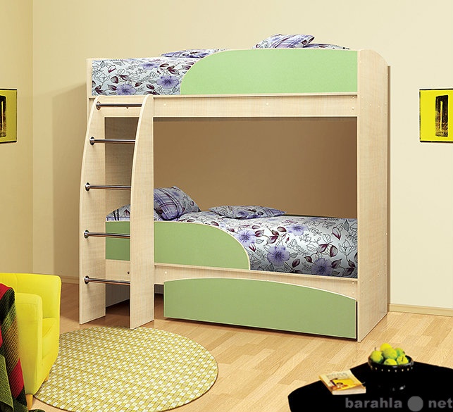 Продам: Кровать двухъярусная «Омега-4» (бук/зел)