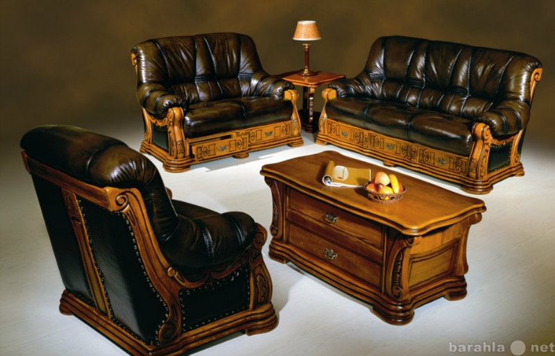 Продам: Кожаный раскладной диван Florence