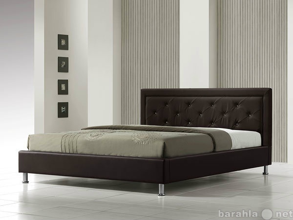 Продам: Кровать из экокожи Fancy коричневая