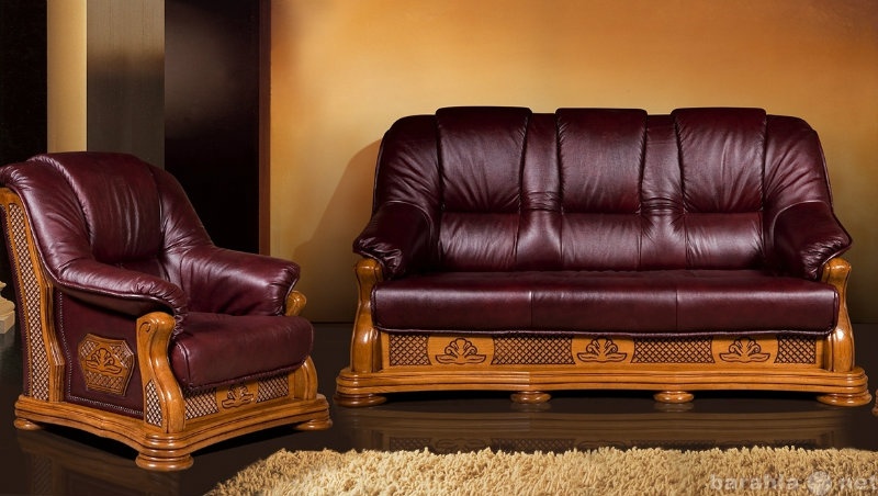 Продам: Кожаный раскладной диван Ричард
