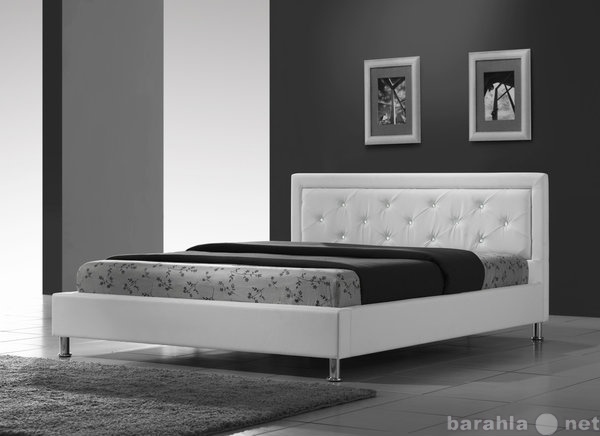 Продам: Кровать из экокожи Fancy белая