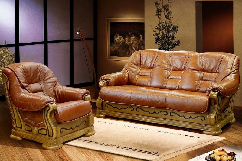 Продам: Кожаный раскладной диван Консул 21
