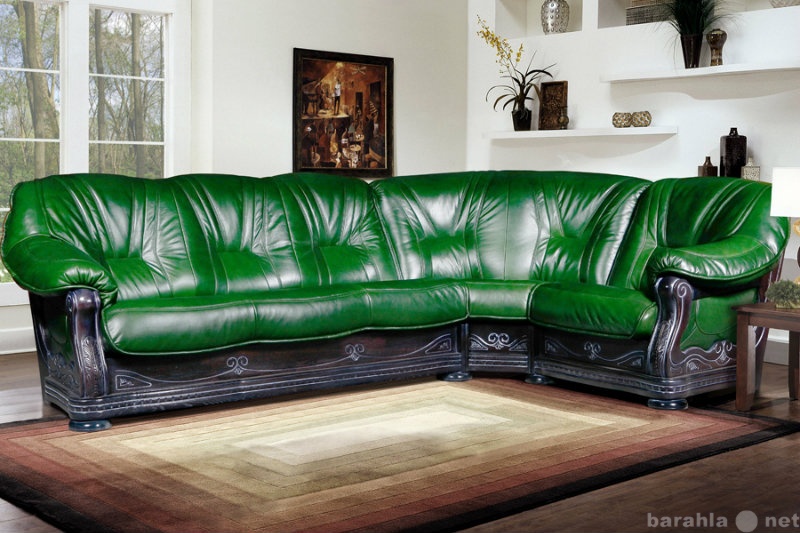 Продам: Кожаный угловой диван "Милан-2