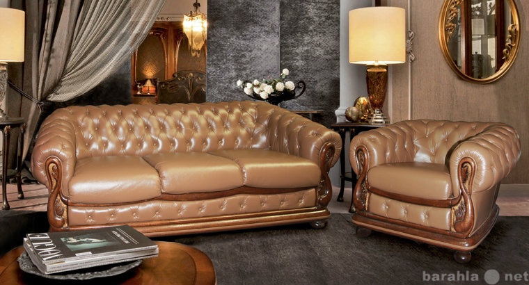 Продам: Кожаный раскладной диван Орландо