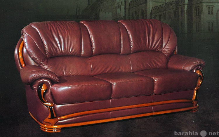 Продам: Кожаный раскладной диван Assi B-281