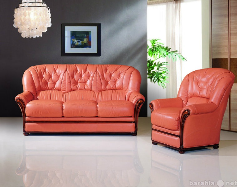 Продам: Кожаный раскладной диван Elise A-90